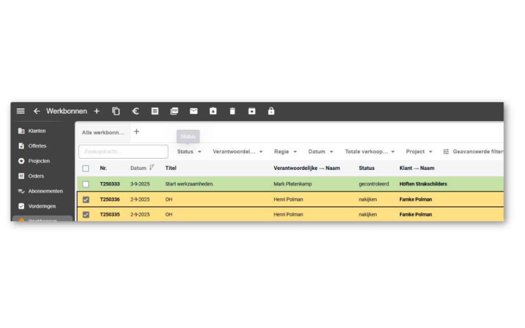 Facturatie software voor projecten voorbeeld Robaws van Sidekick Software