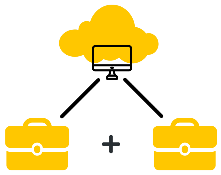 Cloudsoftware met mogelijkheid voor koppeling meerdere bedrijven in één ERP systeem van Sidekick Software