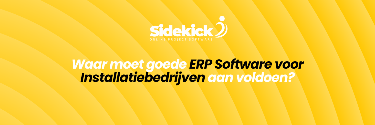 Wat is een goede ERP voor installatie bedrijven - kleine weergave