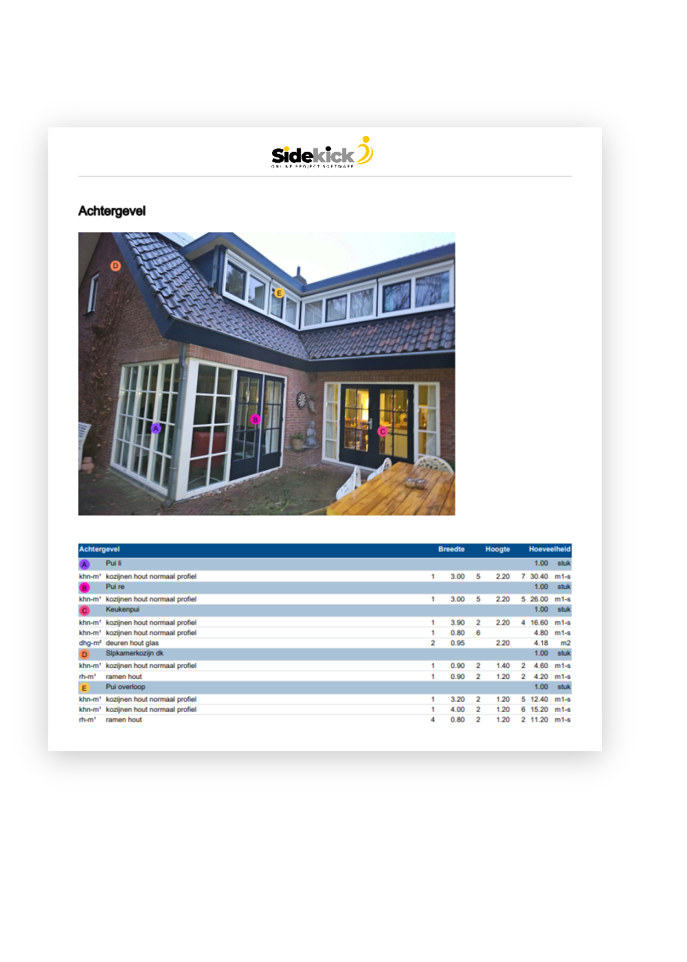 Sidekick uitdraai V3 – Sidekick Inventarisatie App
