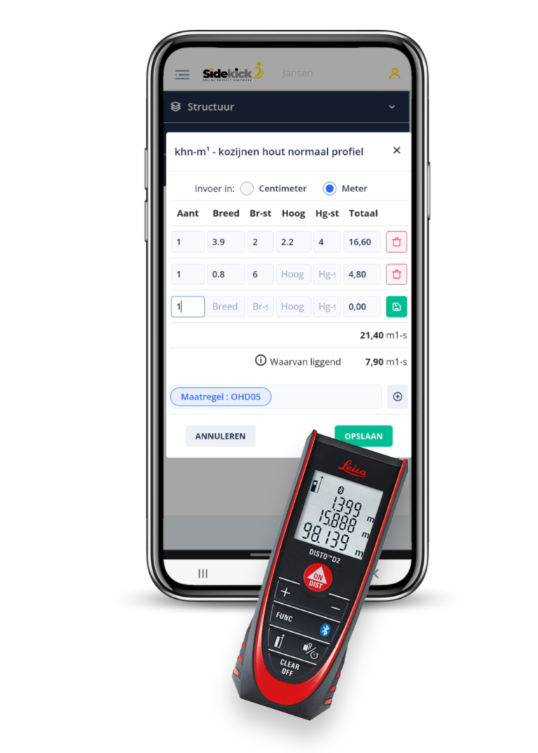 Wahoss Leica V2 1 – Sidekick Inventarisatie App