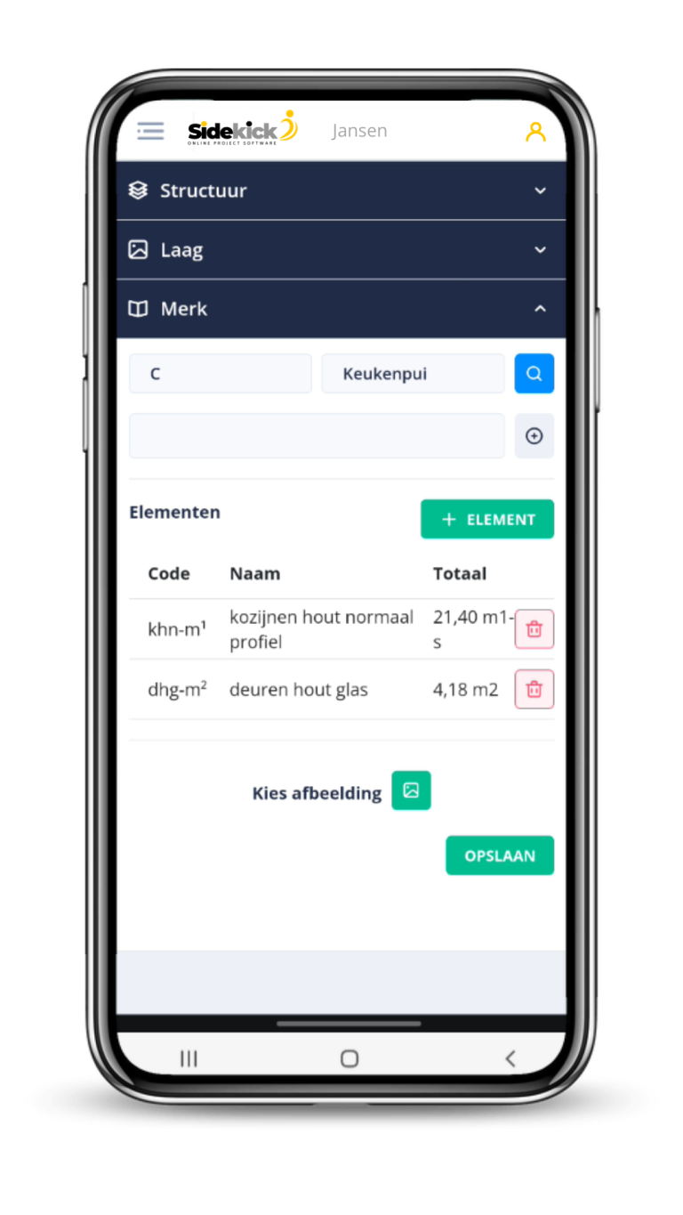 Wahoss Schermafbeelding 5 V2 – Sidekick Inventarisatie App